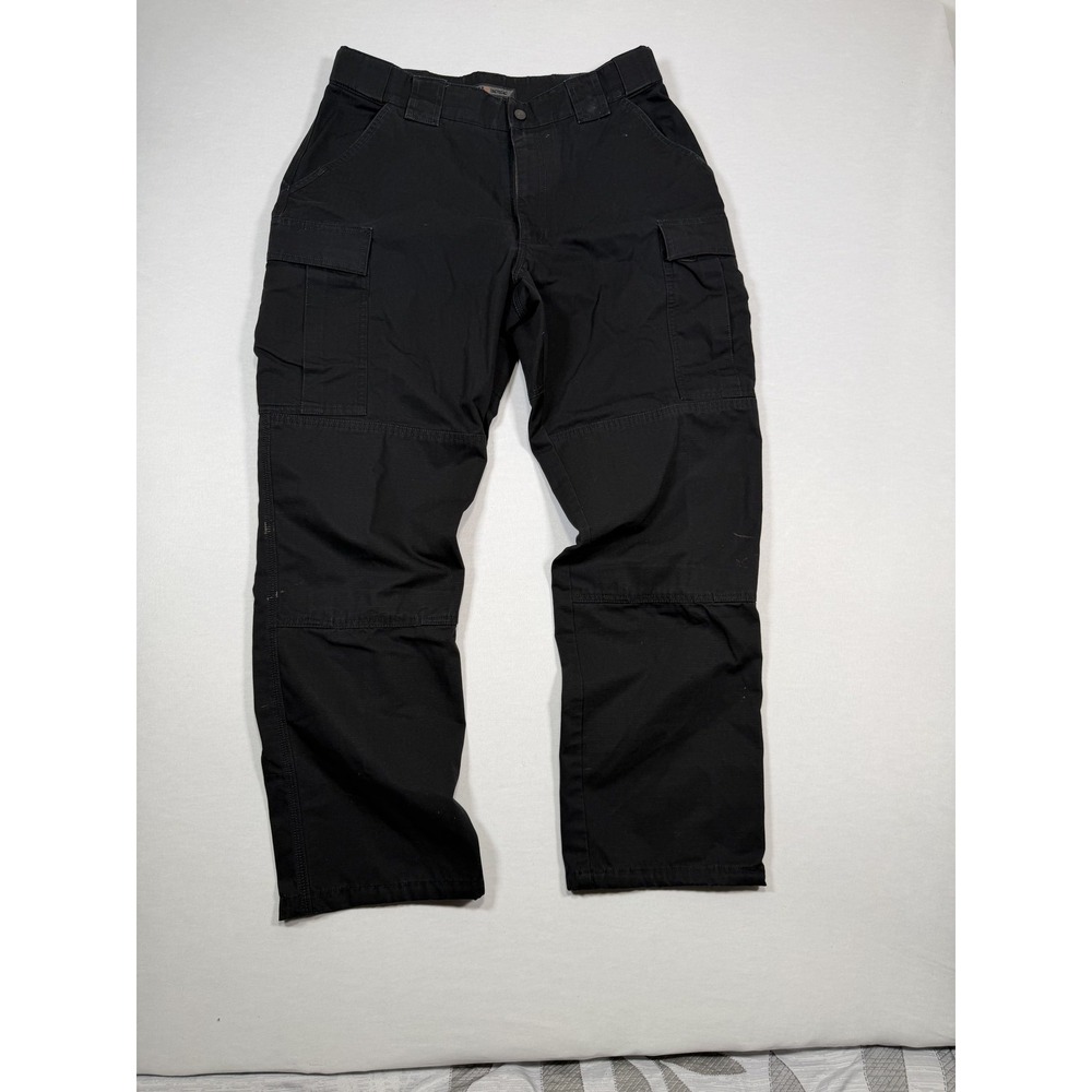 5.11 Tactical Pants Mens 36x32 Black Cargo‎ Ripstop Workwear Utility Outdoor